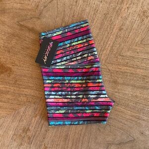 Peachy Athletic Rainbow Stripe Shorts